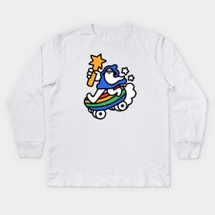 The Raddest Wizard of All Time Kids Long Sleeve T-Shirt